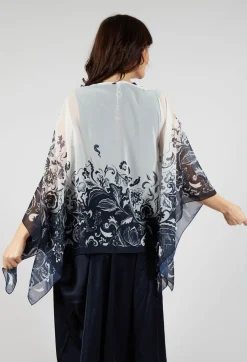 High Scarves^Lucid Scarf in Floral Navy