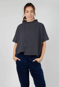 Mama B Coats^Magia J Cape in Blu