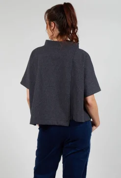 Mama B Coats^Magia J Cape in Blu