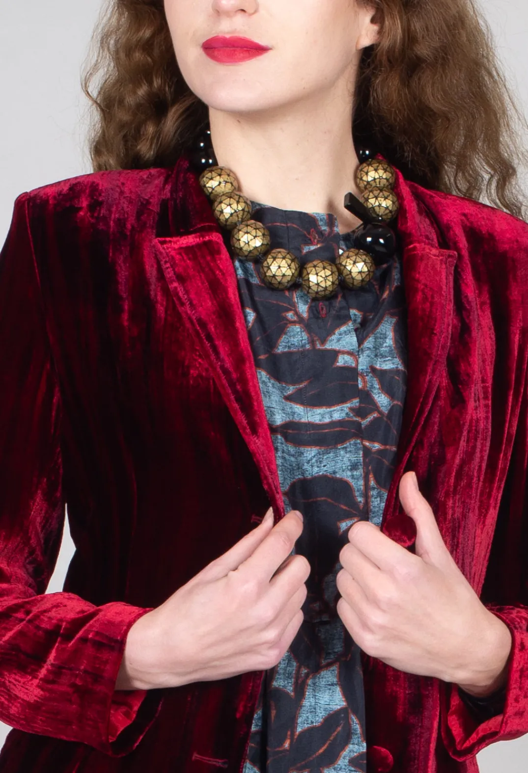Bianco Levrin Jackets^Maika Jacket in Tiedye Red