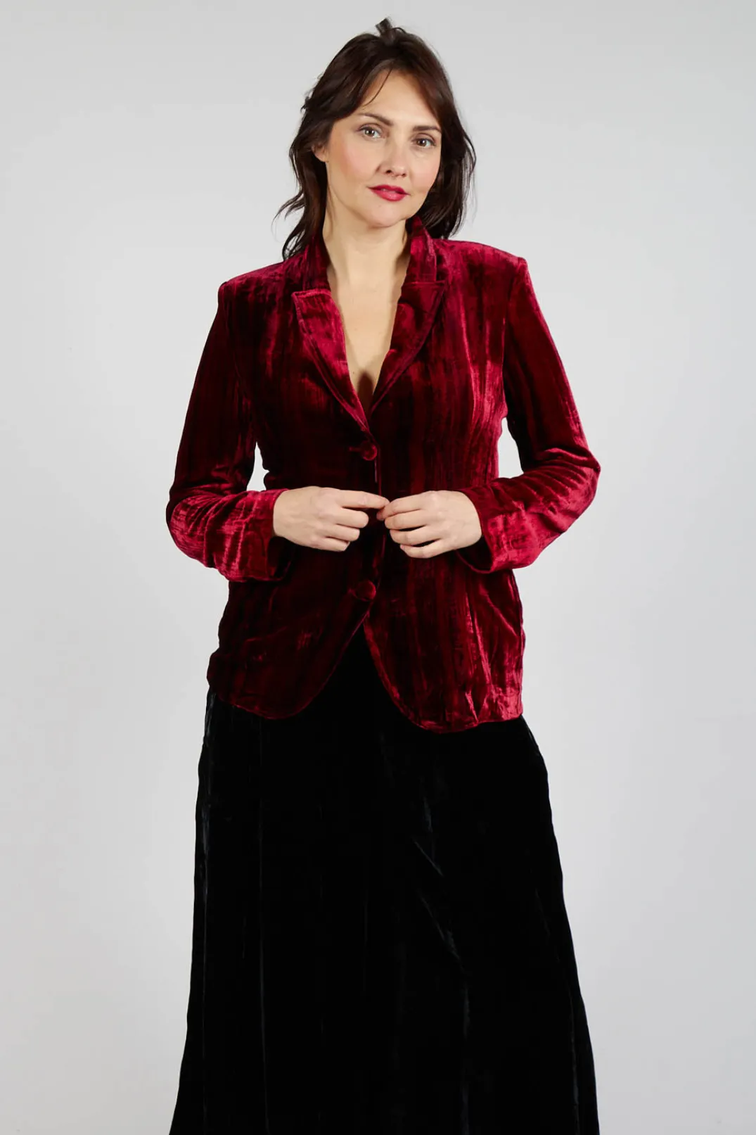 Bianco Levrin Jackets^Maika Jacket in Tiedye Red