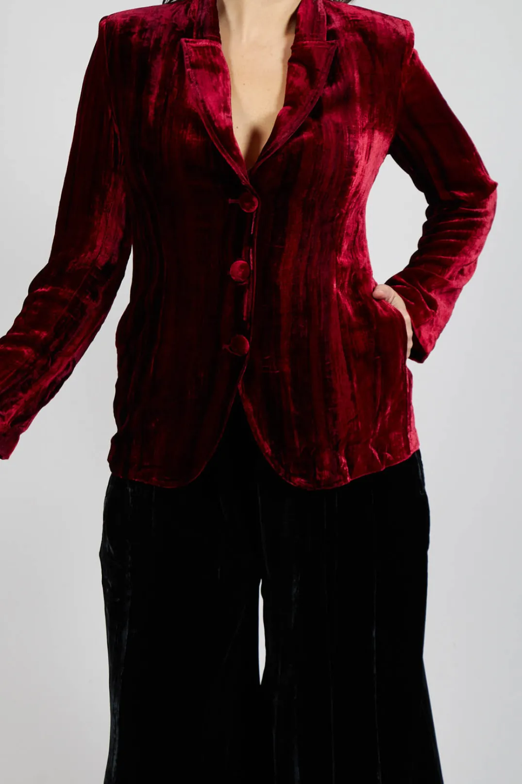Bianco Levrin Jackets^Maika Jacket in Tiedye Red