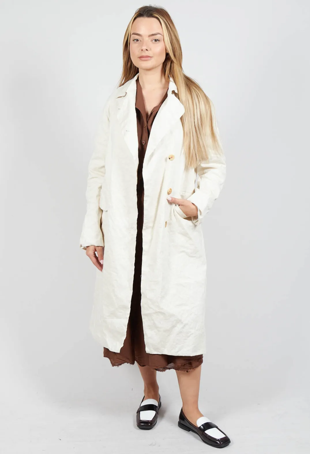 Hannoh Wessel Coats^Mallory Coat in Natural