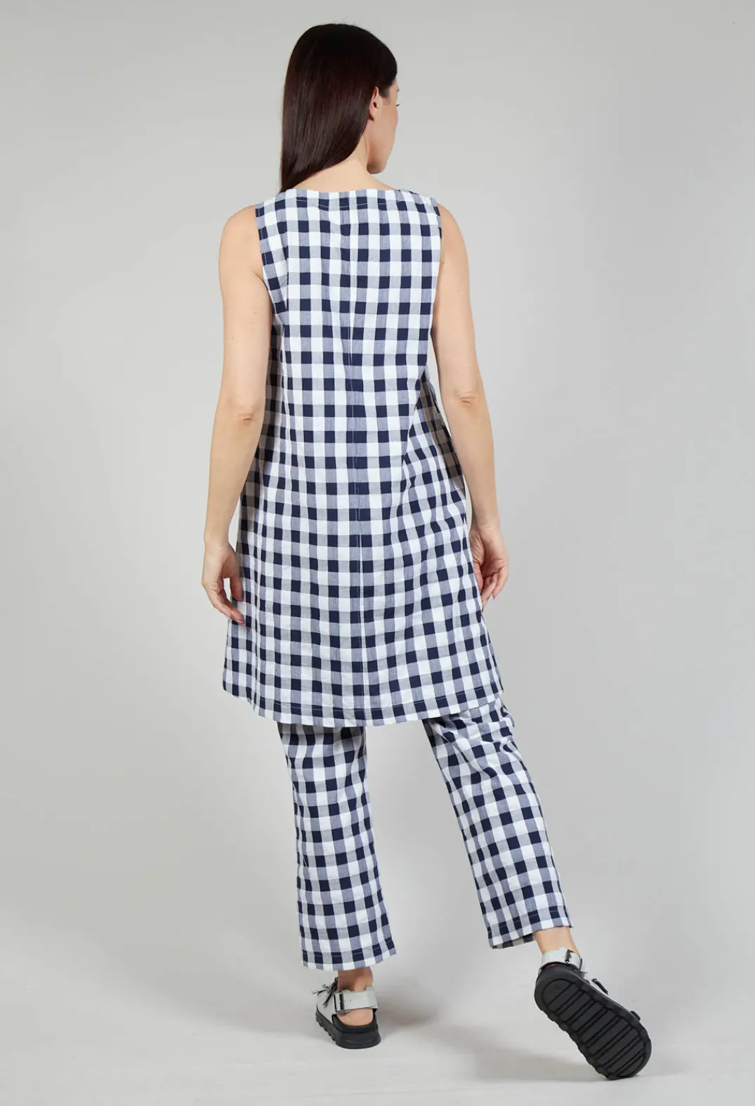 Mes Soeurs u0026 Moi Dresses^Mamba Dress in Azur Big Check
