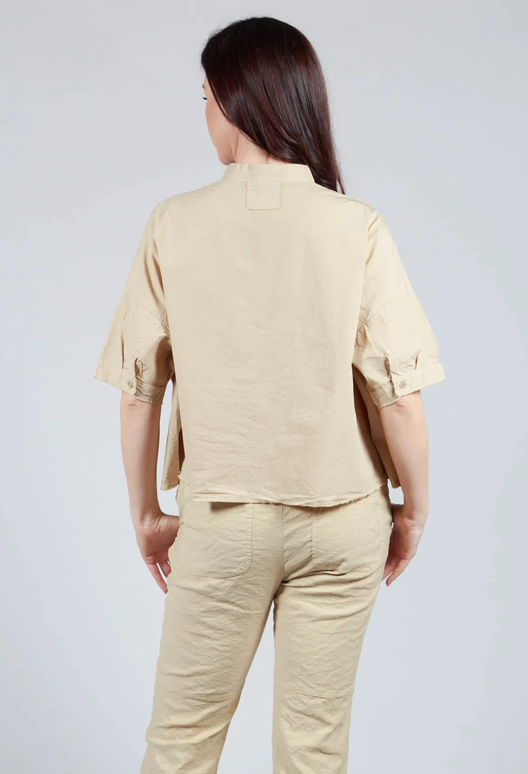 Aequamente Shirts & Blouses^Mandarin Collar Blouse in Juta