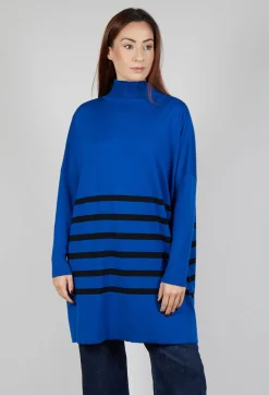 Hindahl u0026 Skudelny Jumpers^Max Jumper Dress in Royal Nero
