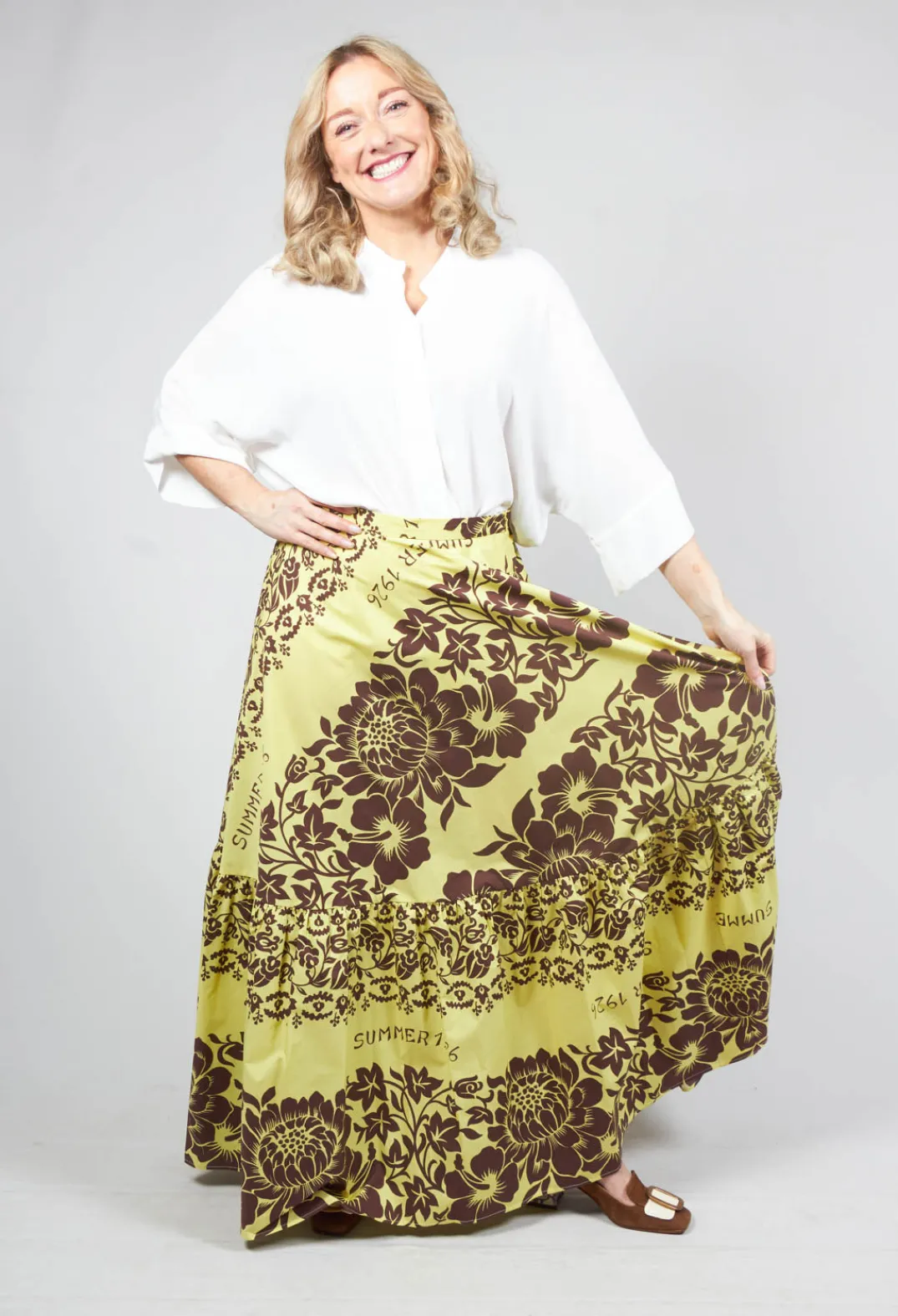Beatrice B Skirts^Maxi Skirt in Tahiti Print