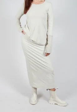 Rundholz Dip Skirts^Maxi-Length Bodycon Skirt in Eraser