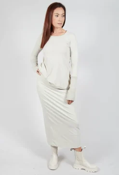 Rundholz Dip Skirts^Maxi-Length Bodycon Skirt in Eraser