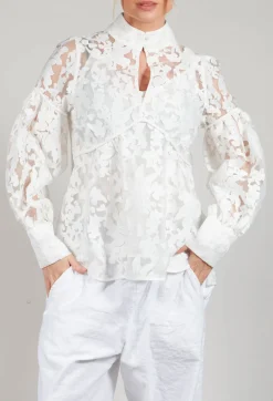 Dea Kudibal Shirts & Blouses^Maxine Blouse in Fleur Natural White