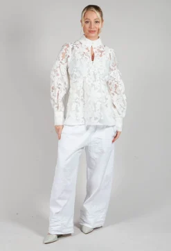 Dea Kudibal Shirts & Blouses^Maxine Blouse in Fleur Natural White