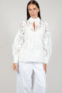 Dea Kudibal Shirts & Blouses^Maxine Blouse in Fleur Natural White
