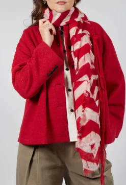 SOH Scarves^Medium Zig Zag Pattern Scarf
