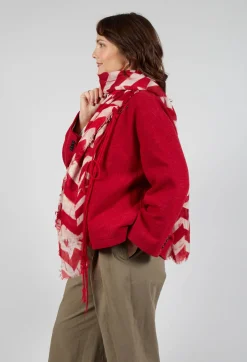 SOH Scarves^Medium Zig Zag Pattern Scarf