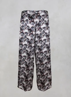 Malloni Co-ords & Suits^Melo Wide Ankle Grazer Trousers in Multicolor