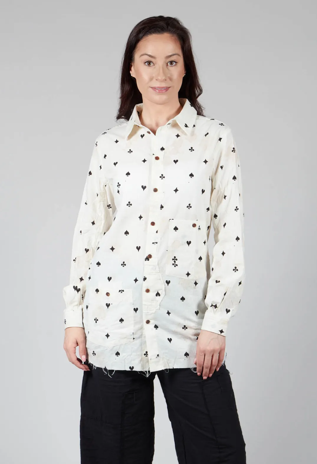Aleksandr Manamis Shirts & Blouses^Mended Shirt in Quatre