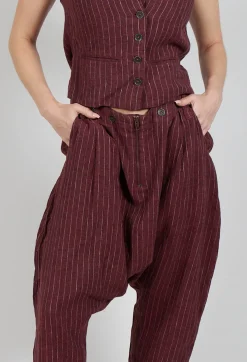 Ewa I Walla Trousers^Merja Trousers in Burgundy