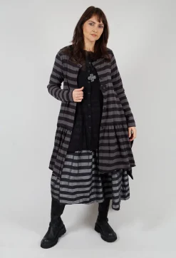 Pluslavie Jackets^Mesh Bat Jacket in Black
