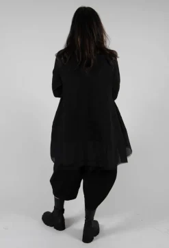 Moyuru Dresses^Mesh Feature Dress in Black