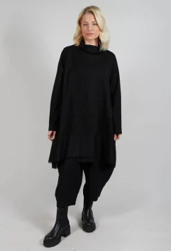 Moyuru Dresses^Mesh Feature Dress in Black