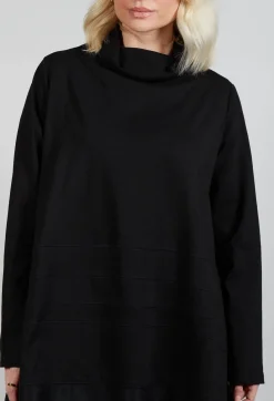 Moyuru Dresses^Mesh Feature Dress in Black