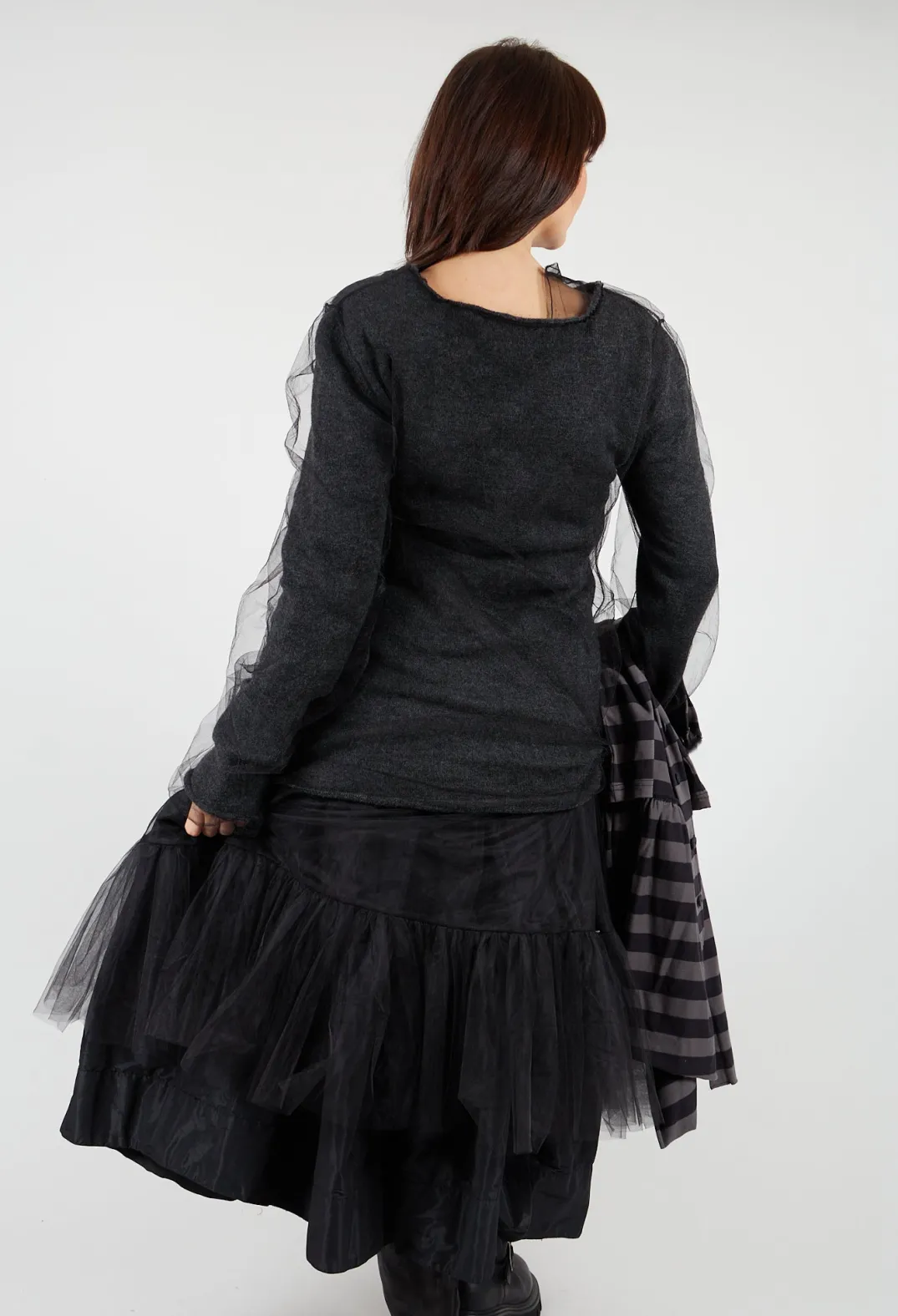 Pluslavie Jumpers^Mesh Knit in Anthra