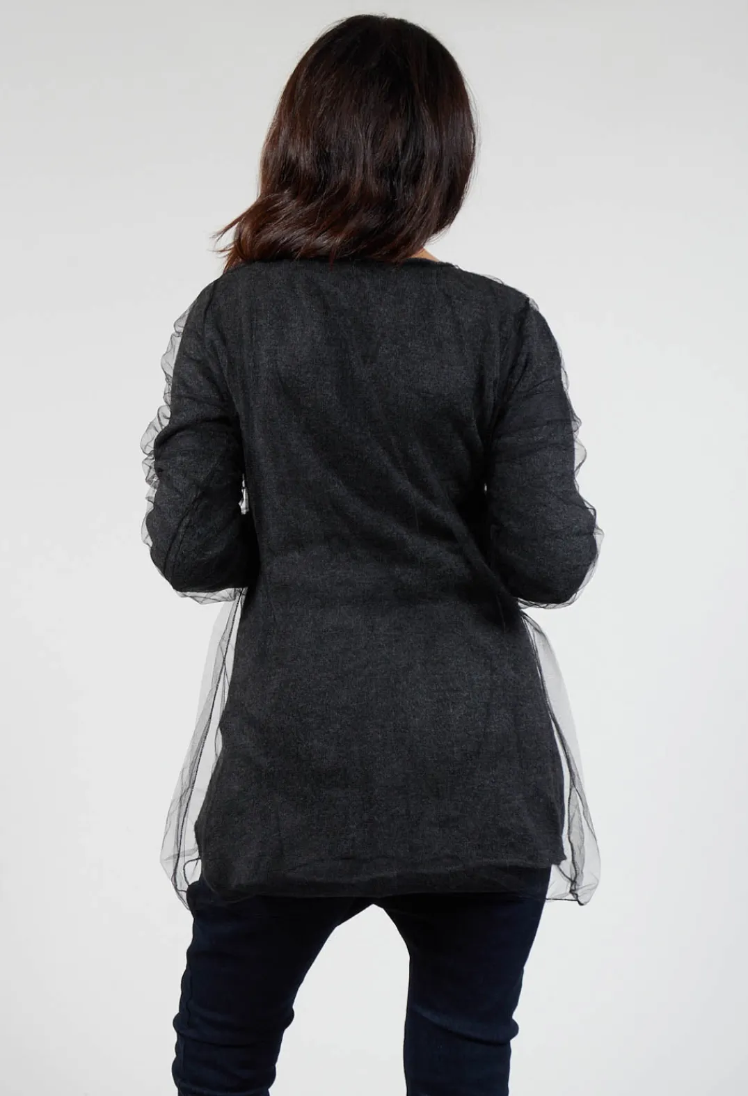 Pluslavie Jumpers^Mesh Knit in Anthra