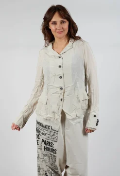 Rundholz Dip Jackets^Mesh Silk Jacket in Eraser
