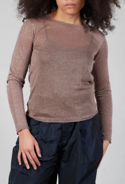Maliparmi Jumpers^Metallic Fine Knit Jumper in Yuta