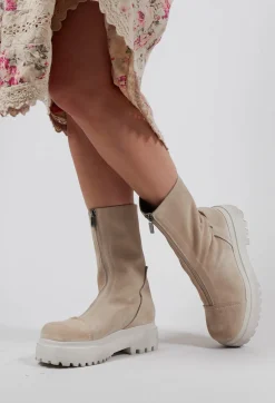 Lofina Boots^Mid Length Boot in London Magnolia