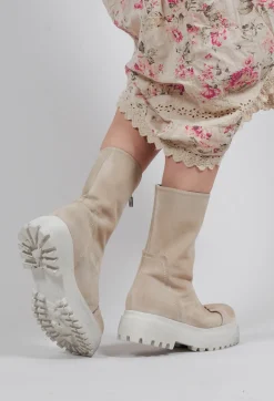 Lofina Boots^Mid Length Boot in London Magnolia