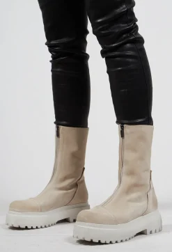 Lofina Boots^Mid Length Boot in London Magnolia