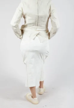 Rundholz Mainline Skirts^Midi Length Skirt in Starwhite Brush