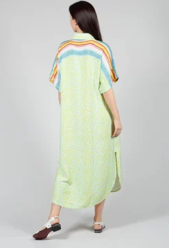 Conditions Apply Dresses^Midi Shirt Dress in Blue