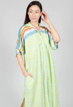 Conditions Apply Dresses^Midi Shirt Dress in Blue