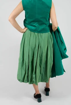 Les Filles d'Ailleurs Skirts^Midi Skirt in Apple Green
