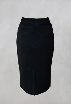 Oblique Creations Skirts^Midi Skirt in Black