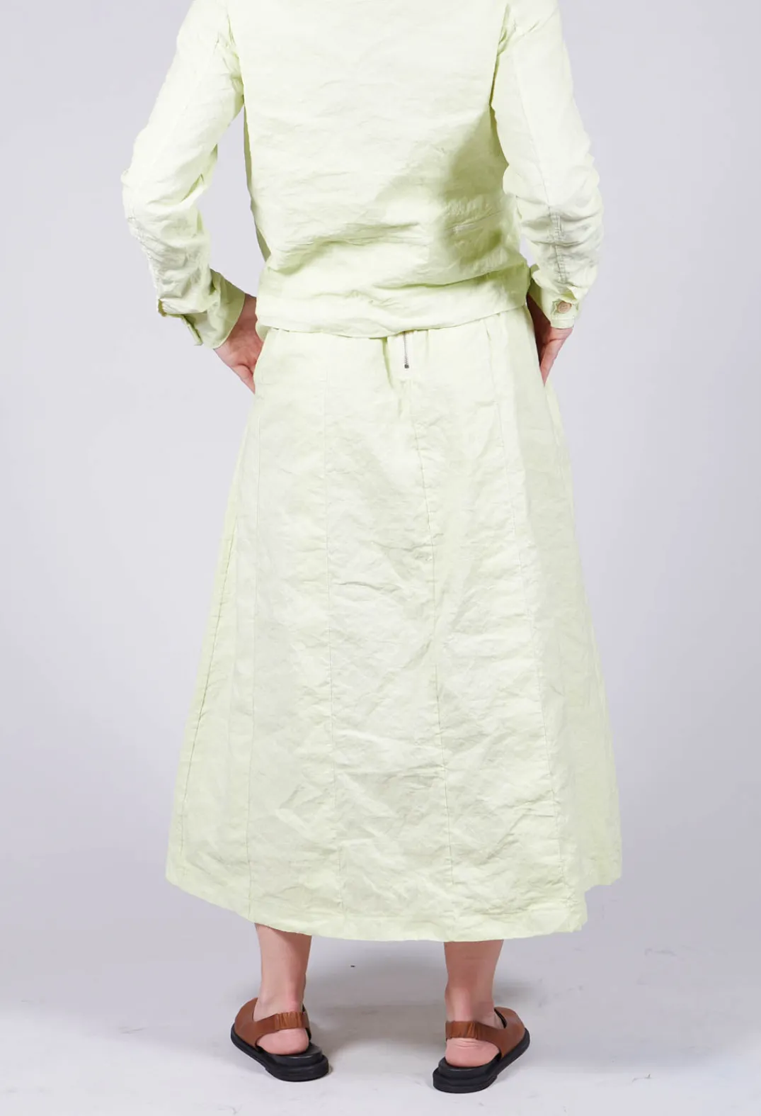 Aequamente Skirts^Midi Skirt in Melone