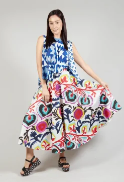 Sfizio Skirts^Midi Skirt in Mexico Print