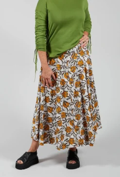 Maliparmi Skirts^Midi Skirt in Naturale/Orca