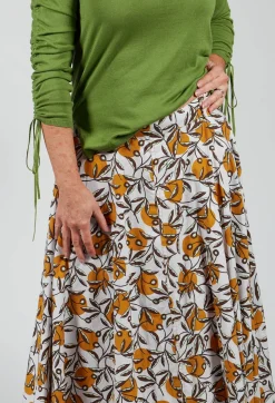 Maliparmi Skirts^Midi Skirt in Naturale/Orca