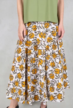 Maliparmi Skirts^Midi Skirt in Naturale/Orca