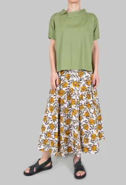 Maliparmi Skirts^Midi Skirt in Naturale/Orca