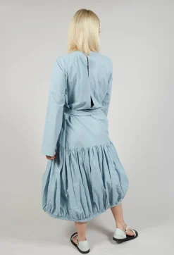 Les Filles d'Ailleurs Dresses^Midi Smock Dress in Blue