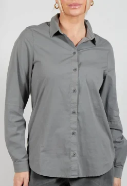 Elemente Clemente Tops^Mikumi Blouse in Anthra