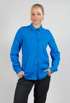 Elemente Clemente Tops^Mikumi Blouse in Cobalt