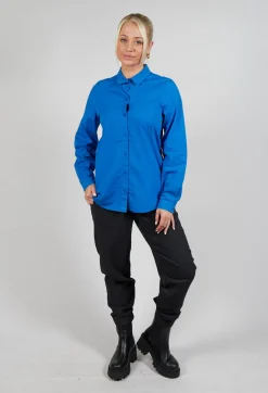 Elemente Clemente Tops^Mikumi Blouse in Cobalt