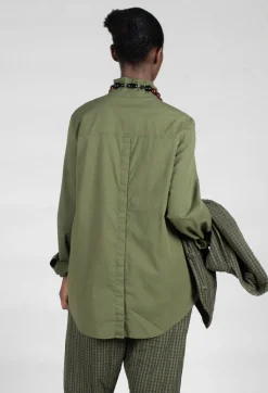Elemente Clemente Tops^Mikumi Blouse in Khaki