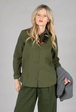 Elemente Clemente Tops^Mikumi Blouse in Khaki