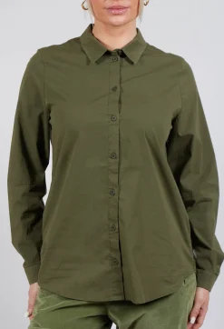 Elemente Clemente Tops^Mikumi Blouse in Khaki